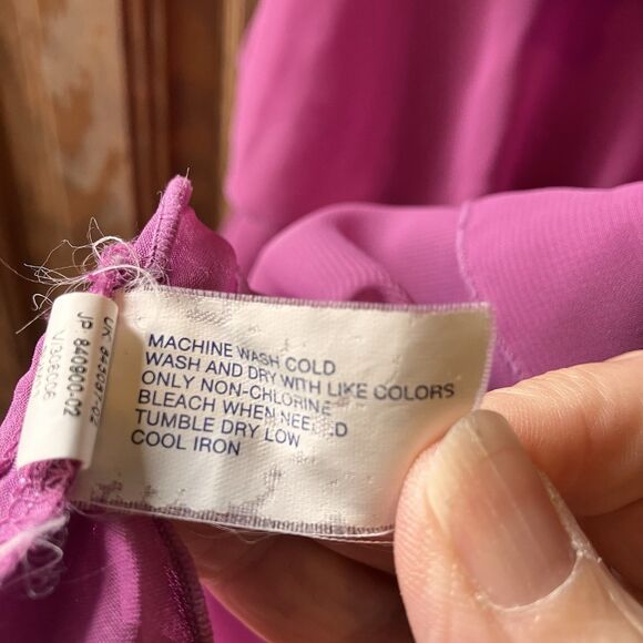 GAP Women’s Mauve Pink Sleeveless Ruffle Shirt Cotton Tank Top Size S EUC - Picture 8 of 8